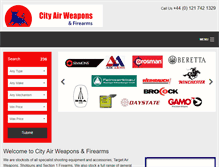 Tablet Screenshot of cityairweapons.com